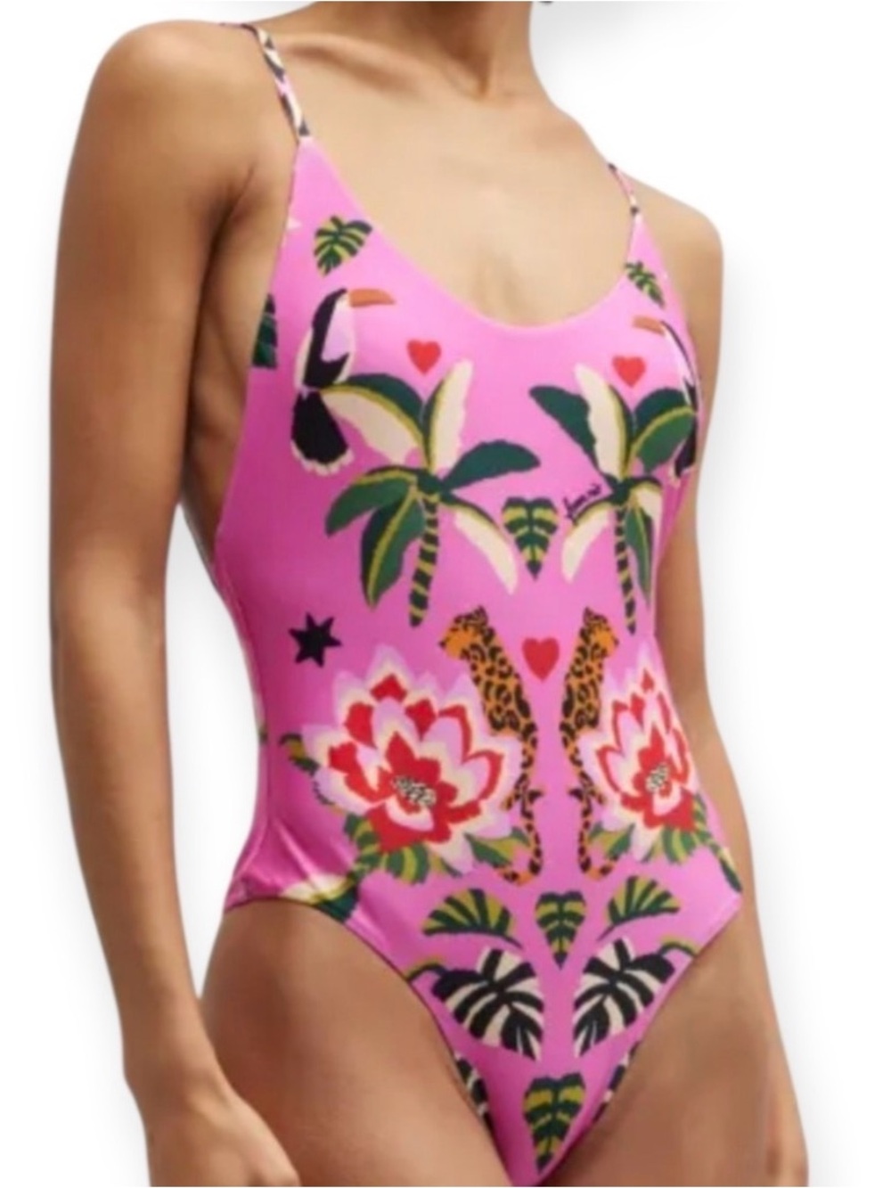 FARM Rio Leopard Forest One Piece Bathingsuit